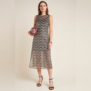 NWT Anthropologie Corey Lynn Calter -sequin swing maxi dress